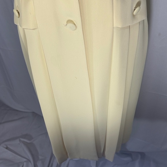 Fattaneh Bahari Yellow Blazer Dress Size 8 Short Sleeve - Picture 6 of 12